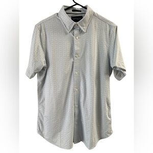 JACHS New York short sleeve button down performance shirt